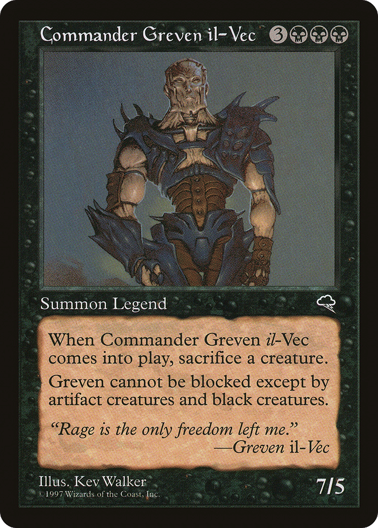 Commander Greven il-Vec — Tempest — Magic: The Gathering