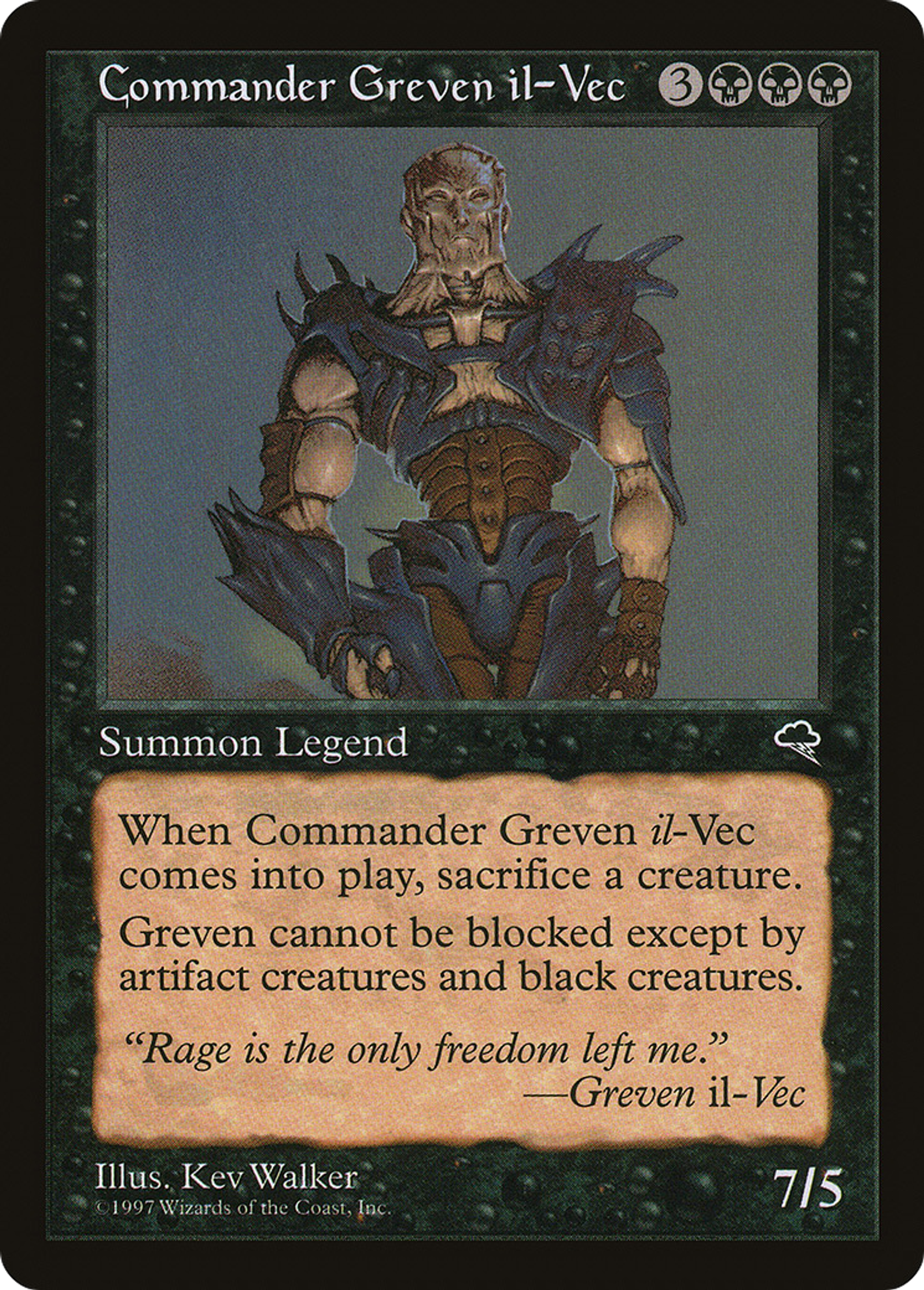 Commander Greven il-Vec — Tempest — Magic: The Gathering