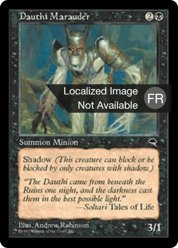 Maraudeur dauthi — Tempest — Magic: The Gathering