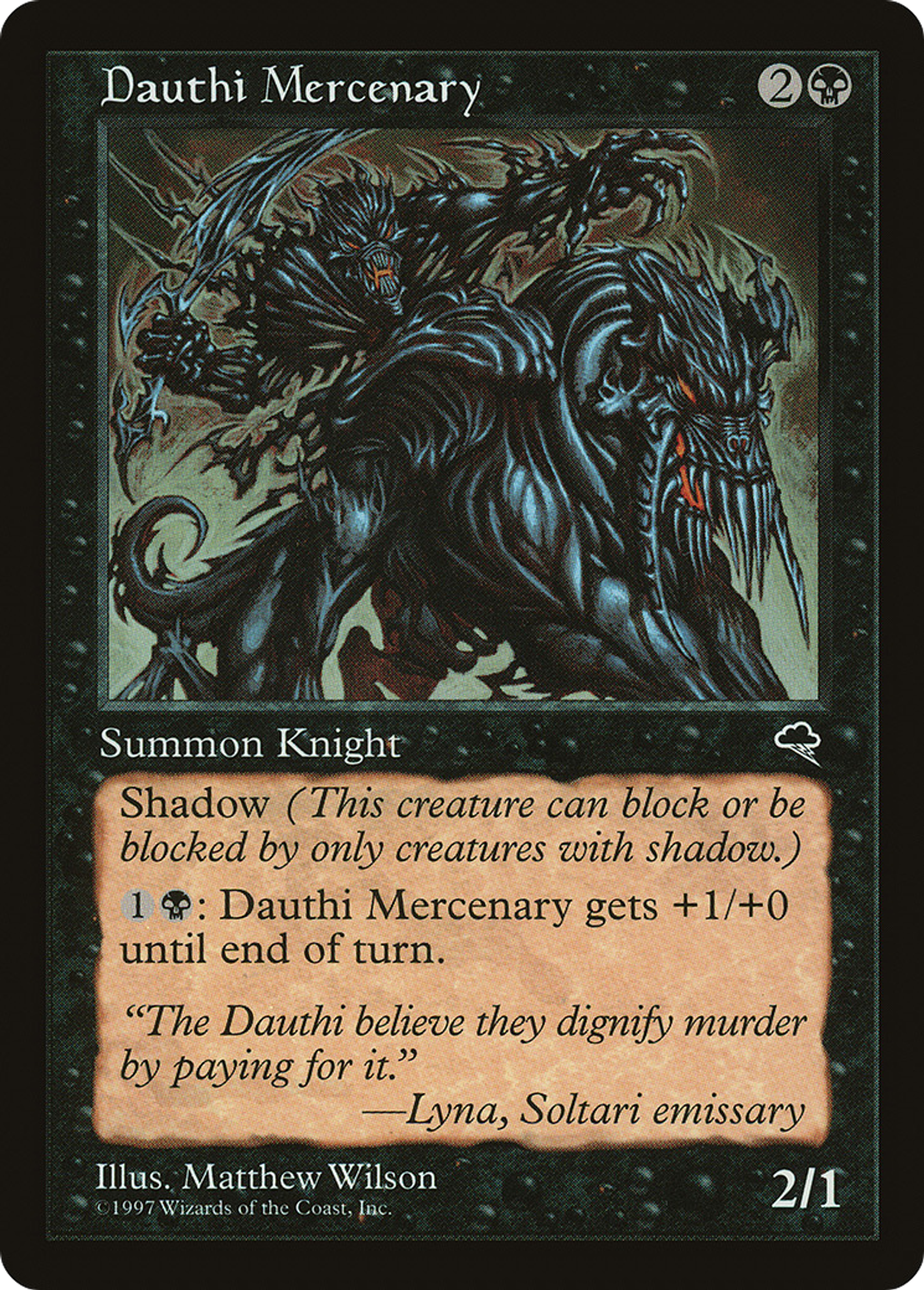 Dauthi Mercenary — Tempest — Magic: The Gathering