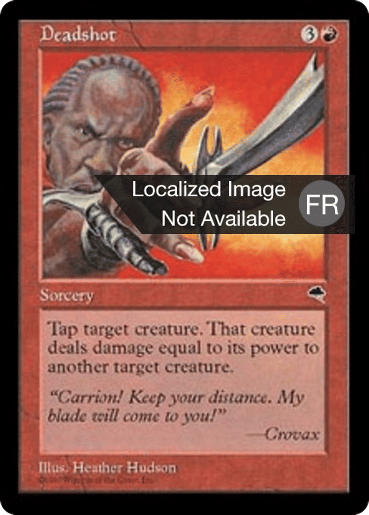 Coup mortel — Tempest — Magic: The Gathering