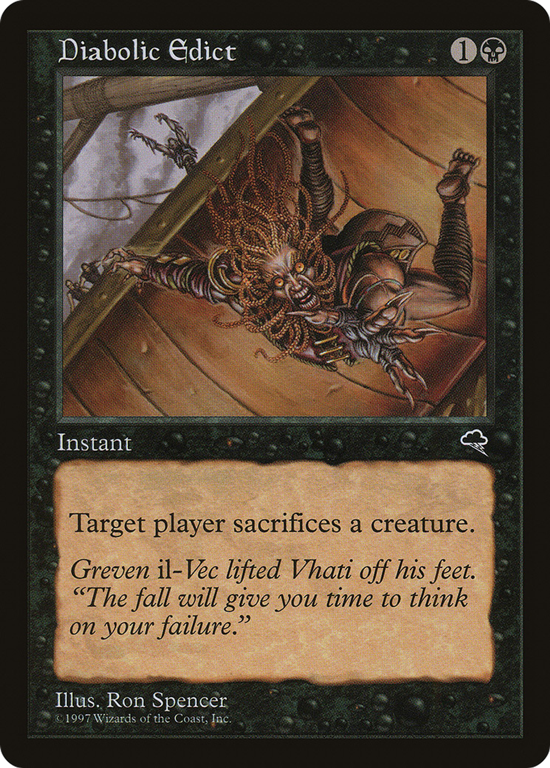 Diabolic Edict — Tempest — Magic: The Gathering