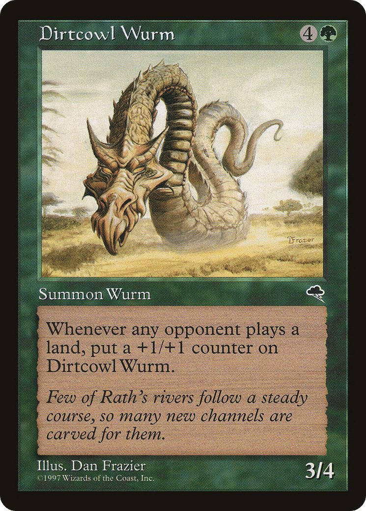 Dirtcowl Wurm — Tempest — Magic: The Gathering