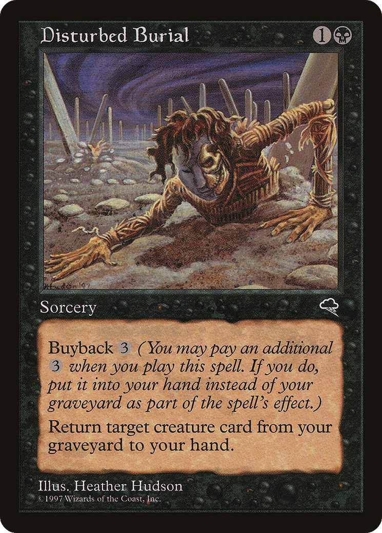 Disturbed Burial — Tempest — Magic: The Gathering