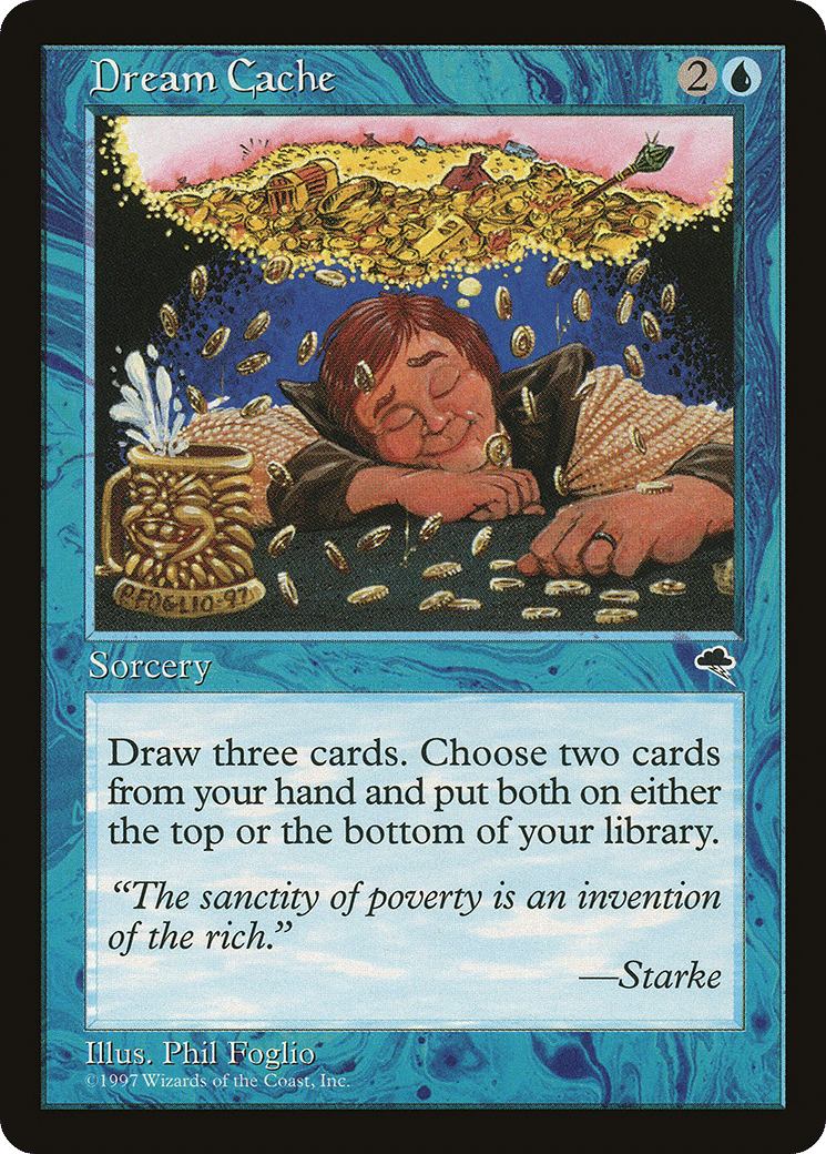 Dream Cache — Tempest — Magic: The Gathering