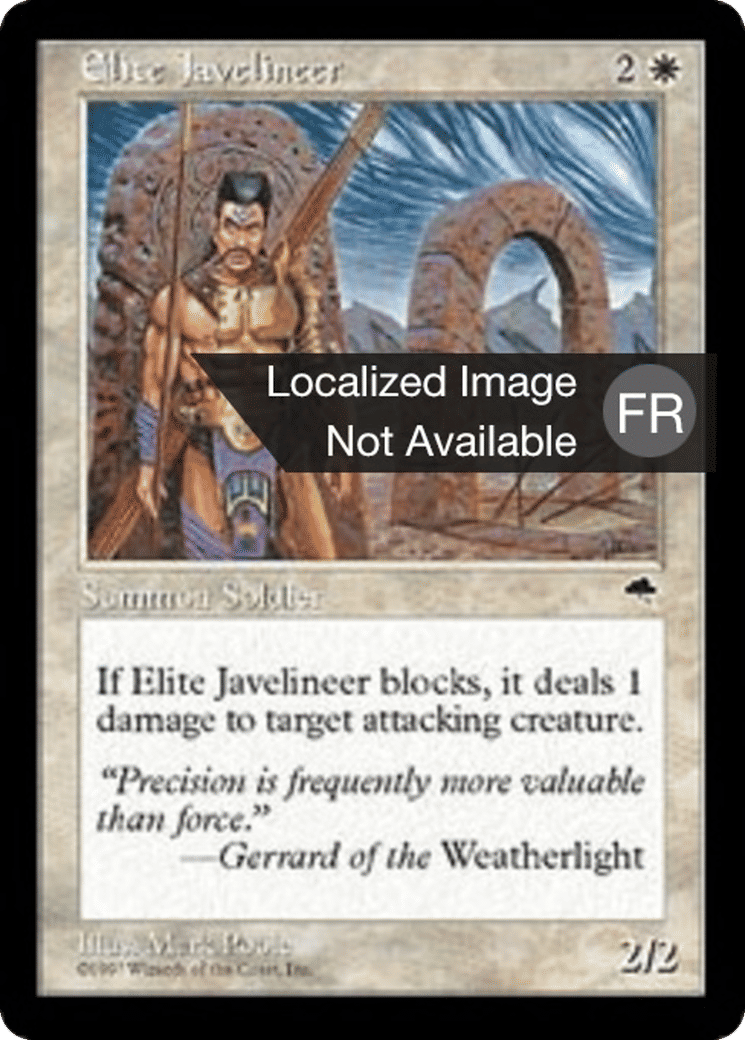 Javelinier d'élite — Tempest — Magic: The Gathering