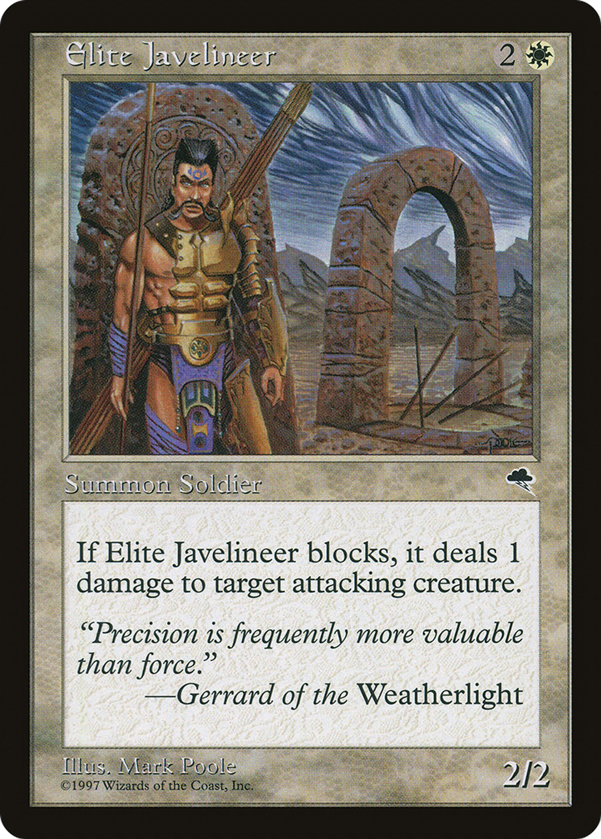 Elite Javelineer — Tempest — Magic: The Gathering