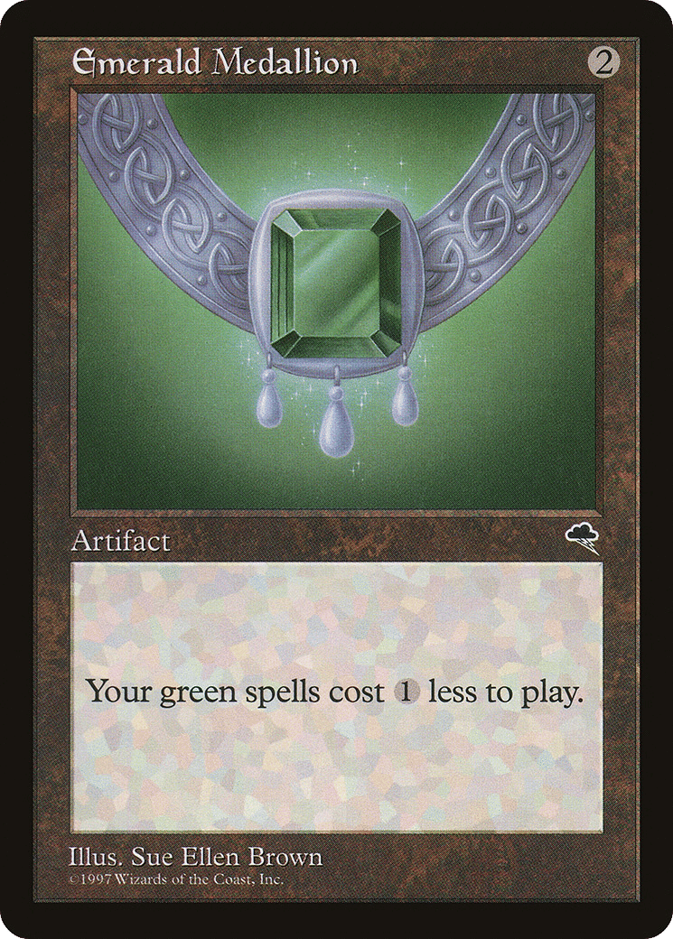 Emerald Medallion — Tempest — Magic: The Gathering