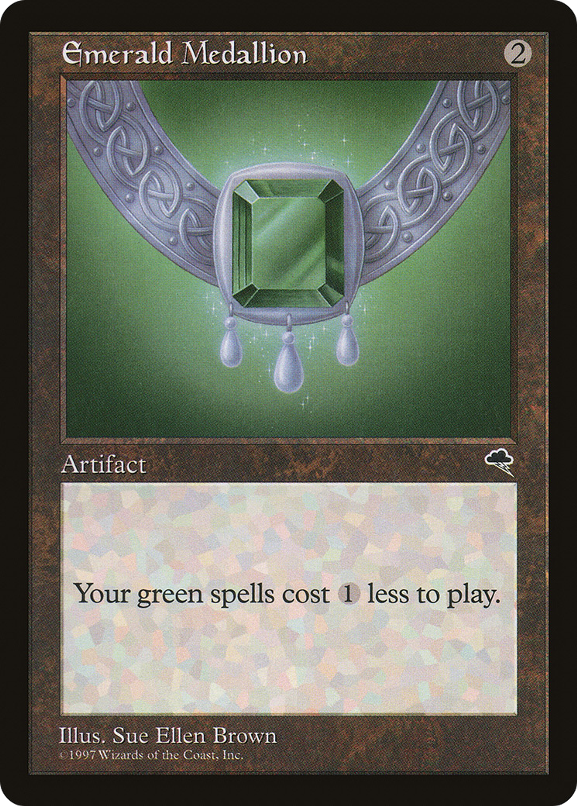 Emerald Medallion — Tempest — Magic: The Gathering