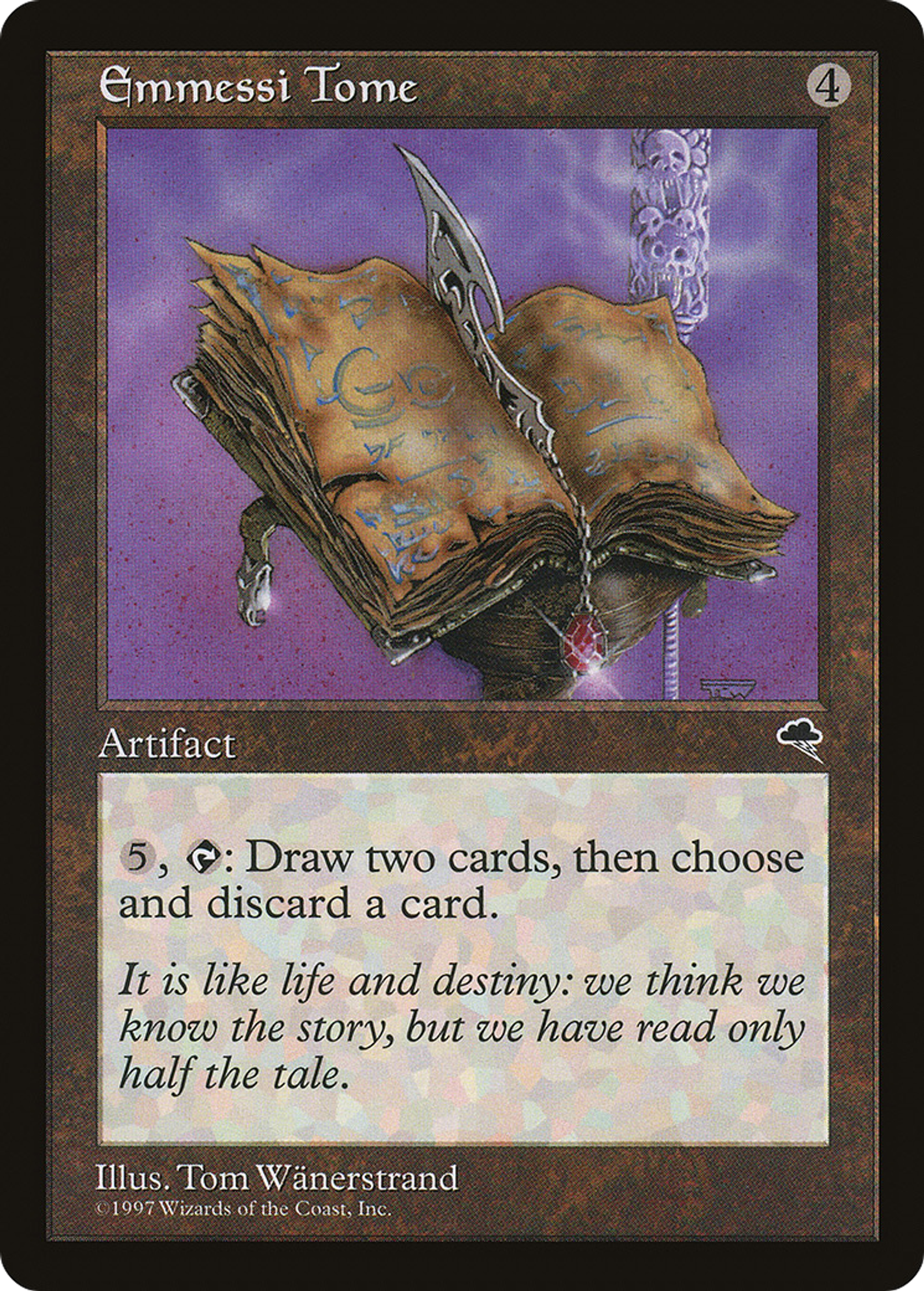 Emmessi Tome — Tempest — Magic: The Gathering