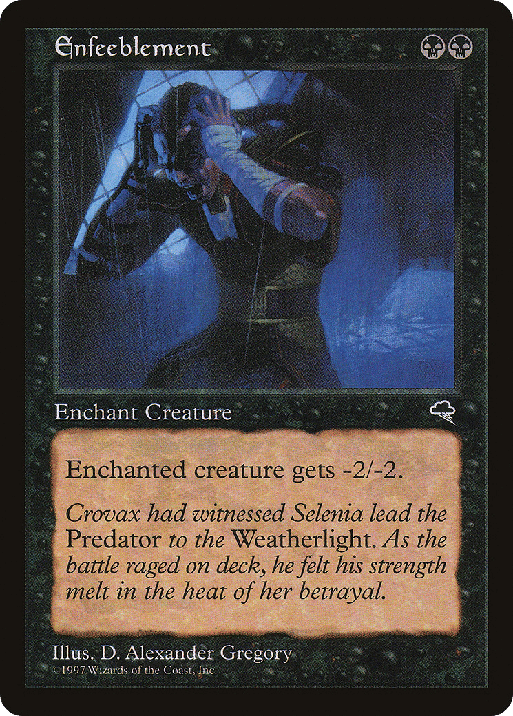 Enfeeblement — Tempest — Magic: The Gathering