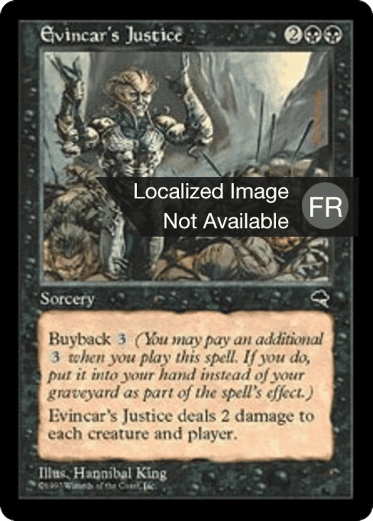 Justice de l'incarmal — Tempest — Magic: The Gathering