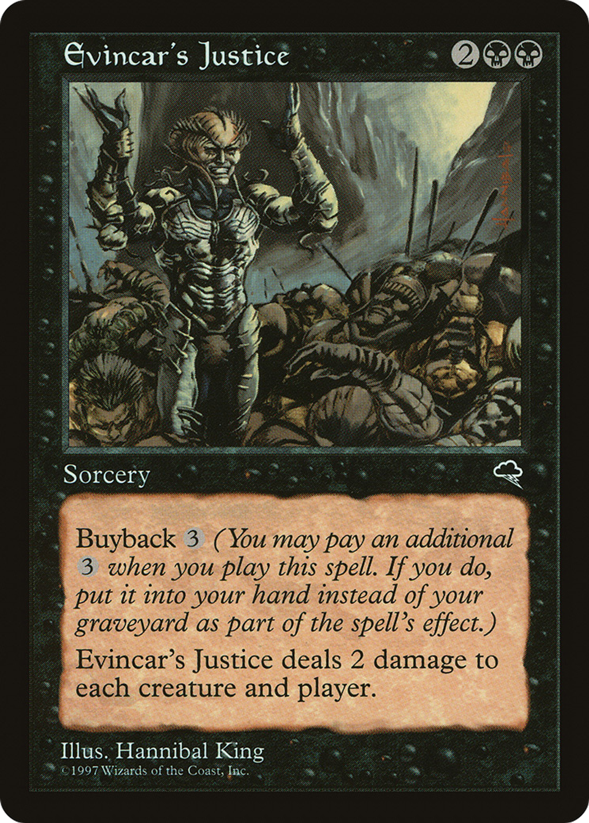Evincar's Justice — Tempest — Magic: The Gathering