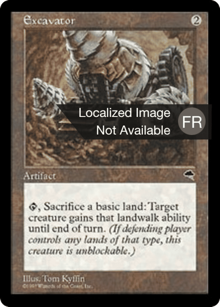 Excavateur — Tempest — Magic: The Gathering