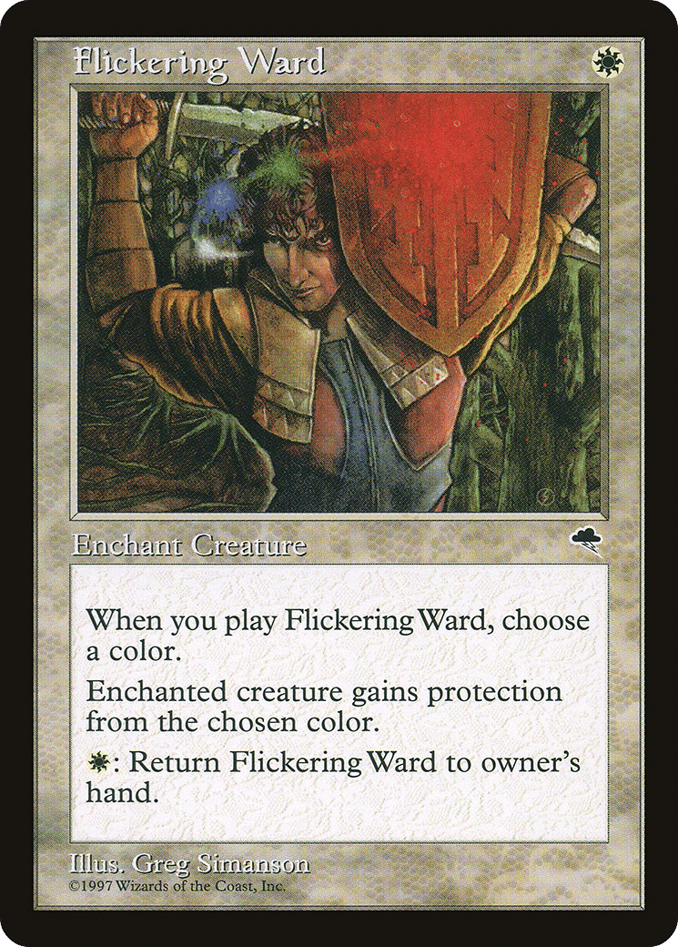 Flickering Ward — Tempest — Magic: The Gathering