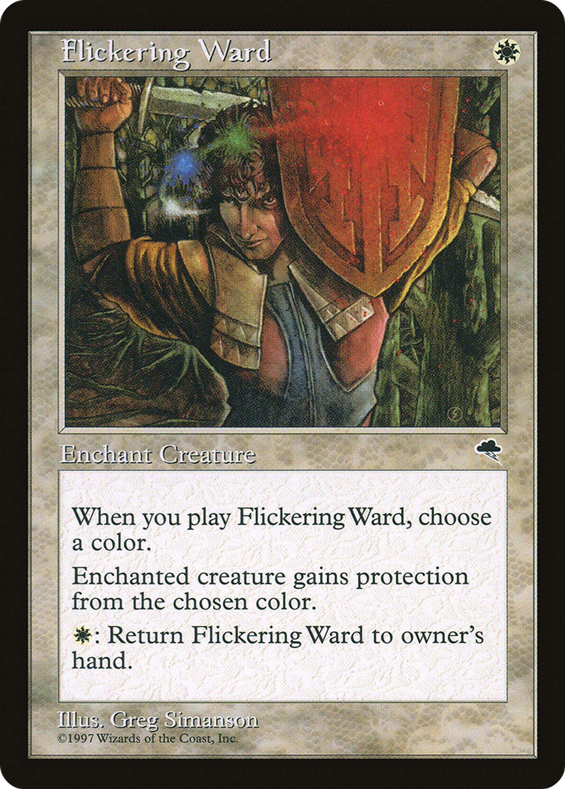 Flickering Ward — Tempest — Magic: The Gathering