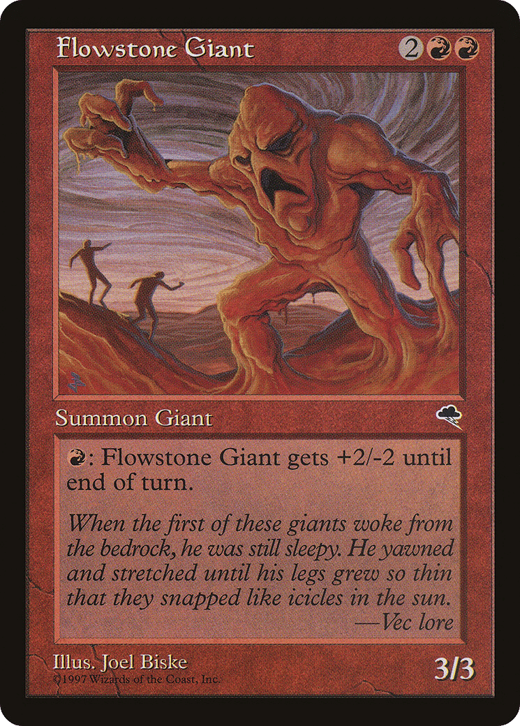 Flowstone Giant — Tempest — Magic: The Gathering