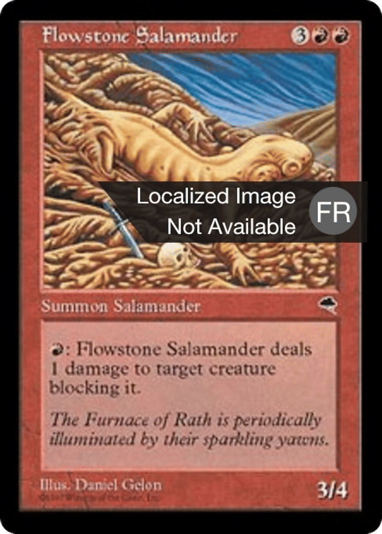 Salamandre de fluipierre — Tempest — Magic: The Gathering