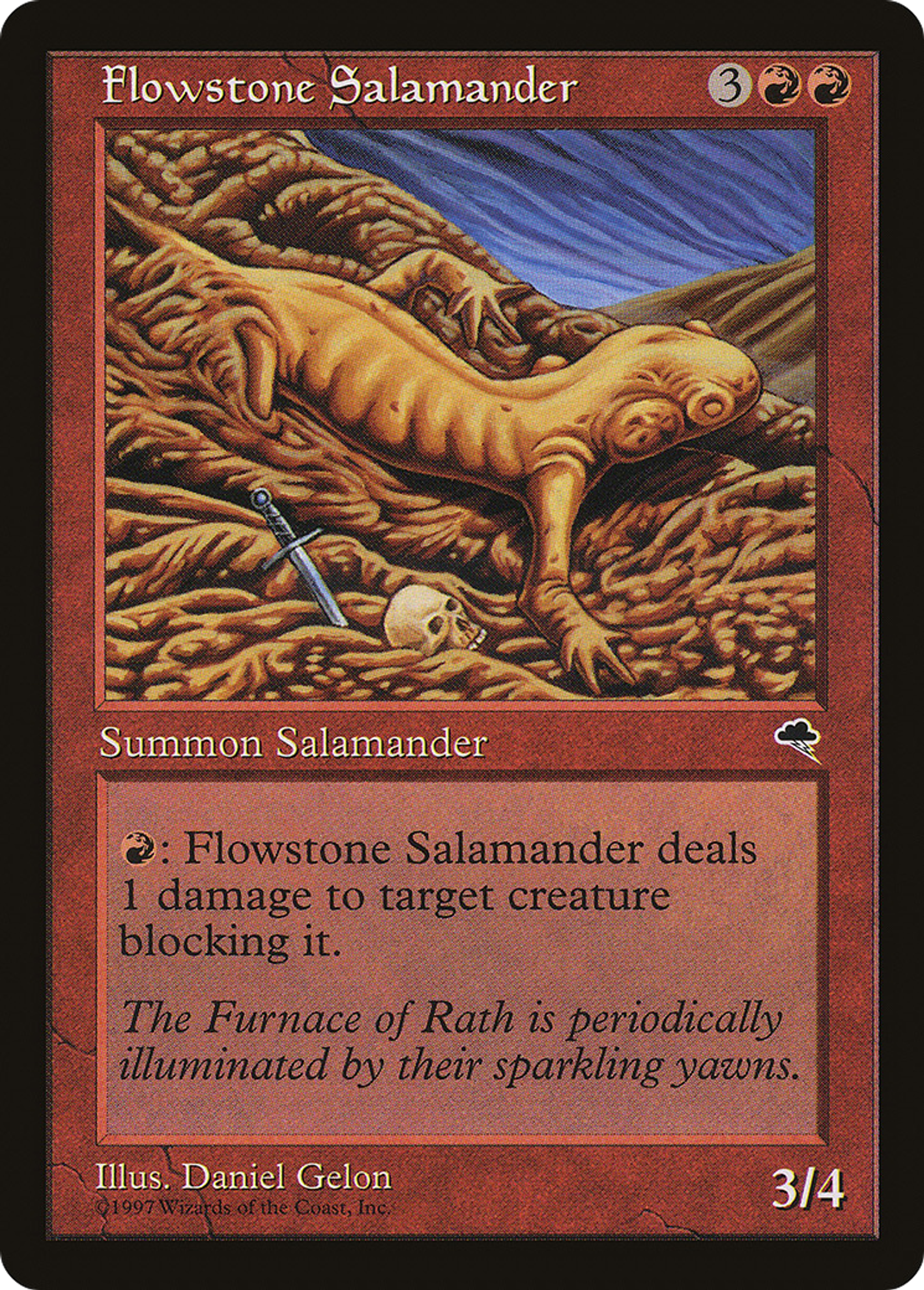 Flowstone Salamander — Tempest — Magic: The Gathering