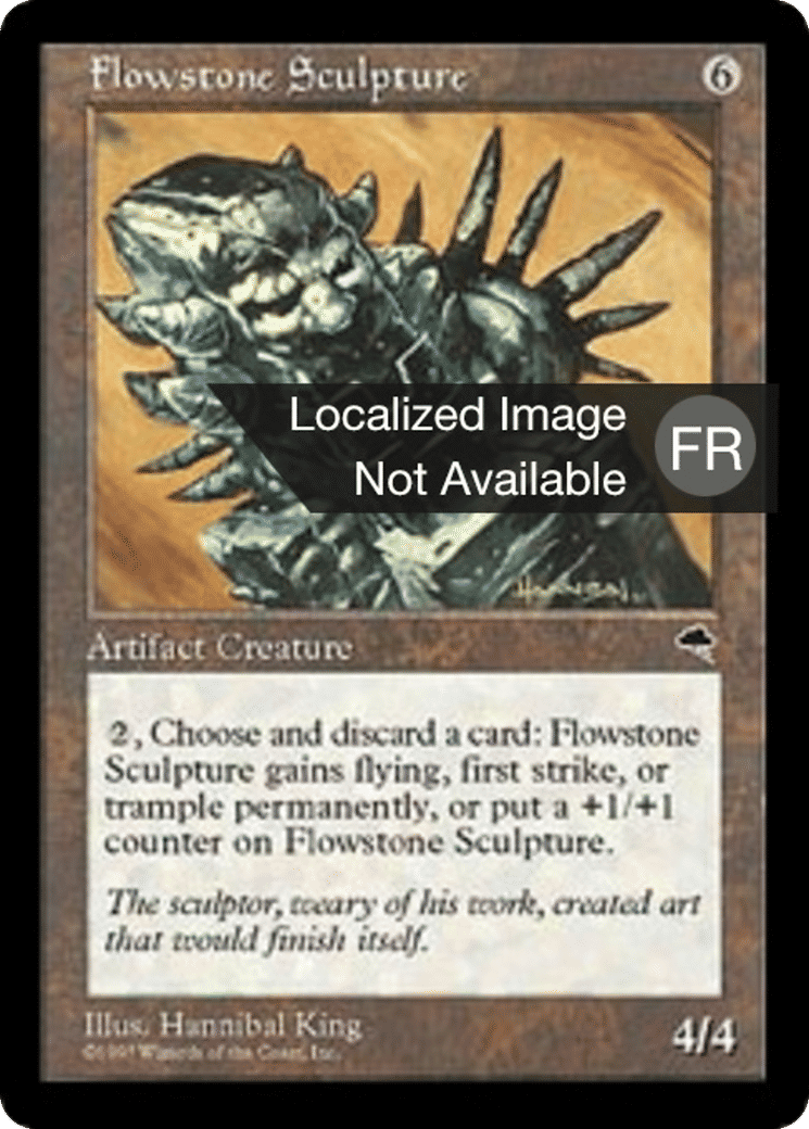 Sculpture en fluipierre — Tempest — Magic: The Gathering