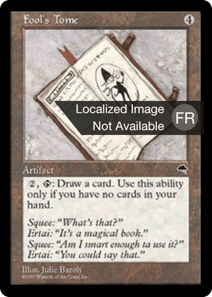Grimoire des imbéciles — Tempest — Magic: The Gathering