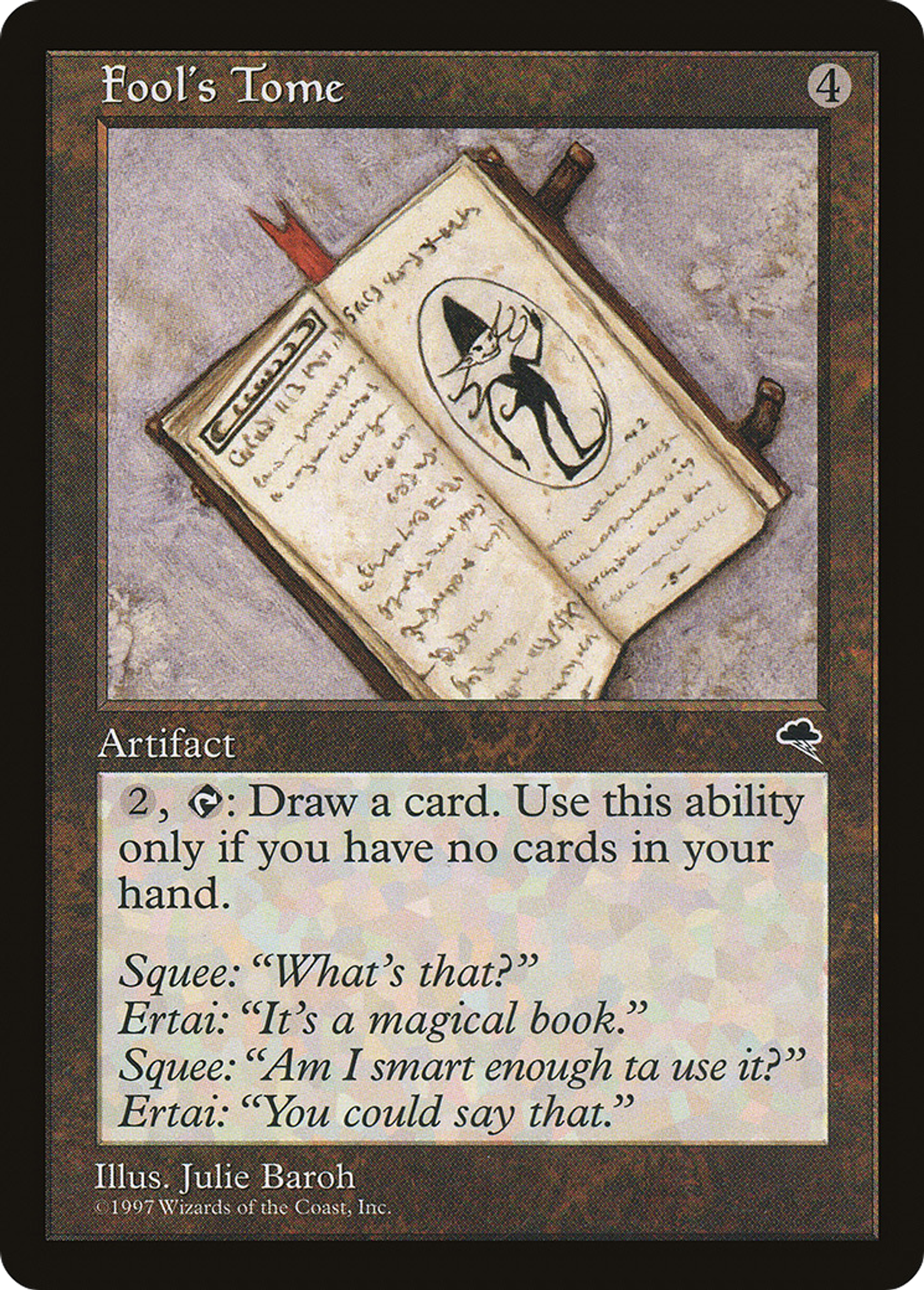 Fool's Tome — Tempest — Magic: The Gathering