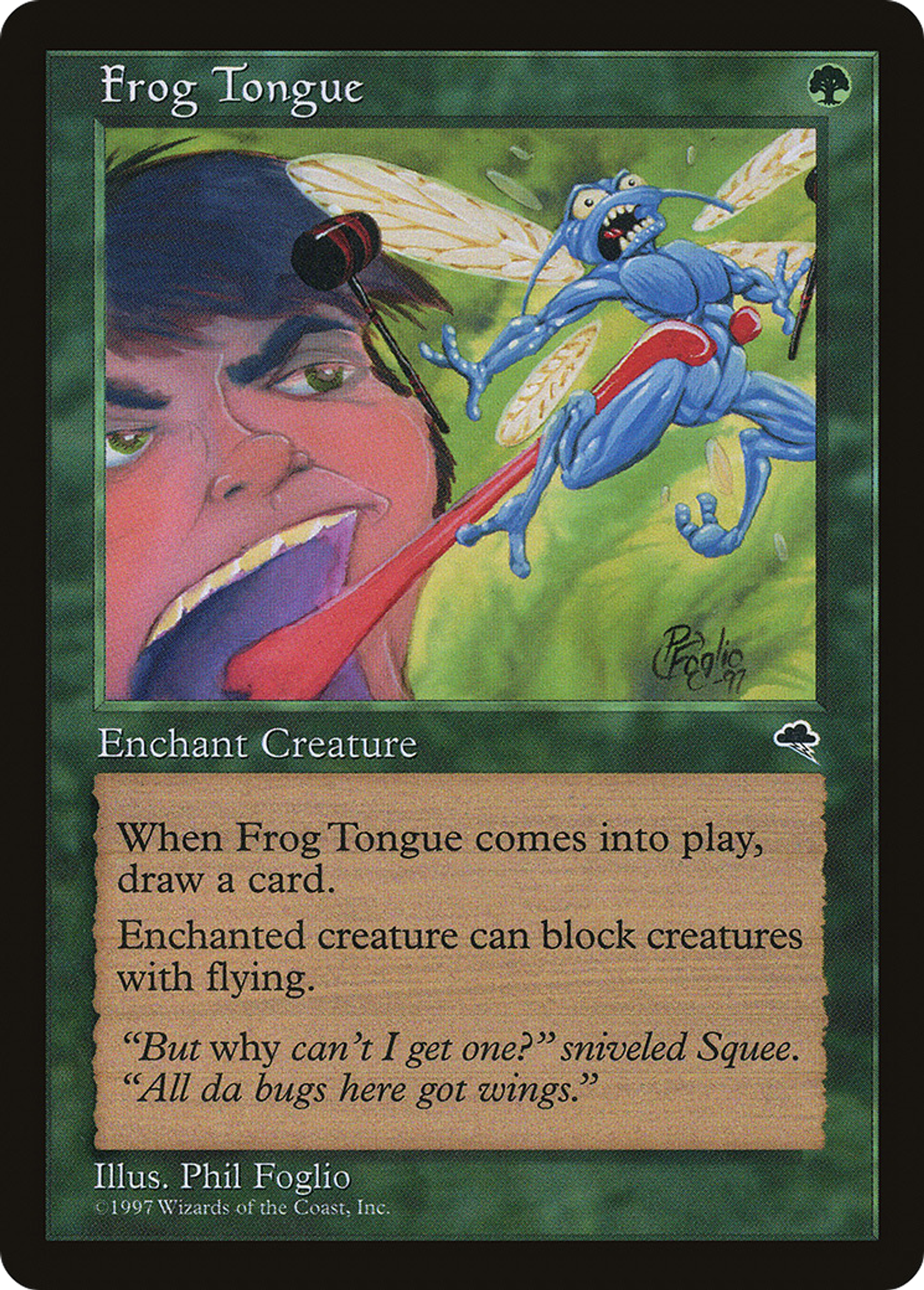 Frog Tongue — Tempest — Magic: The Gathering