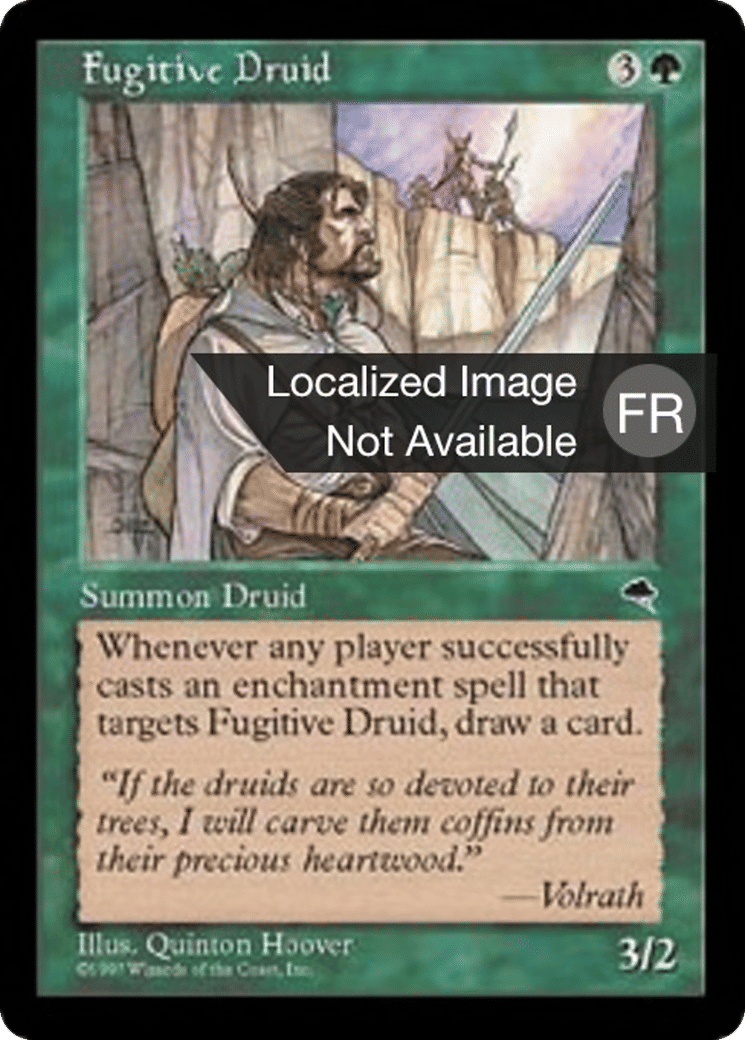 Druide fugitif — Tempest — Magic: The Gathering