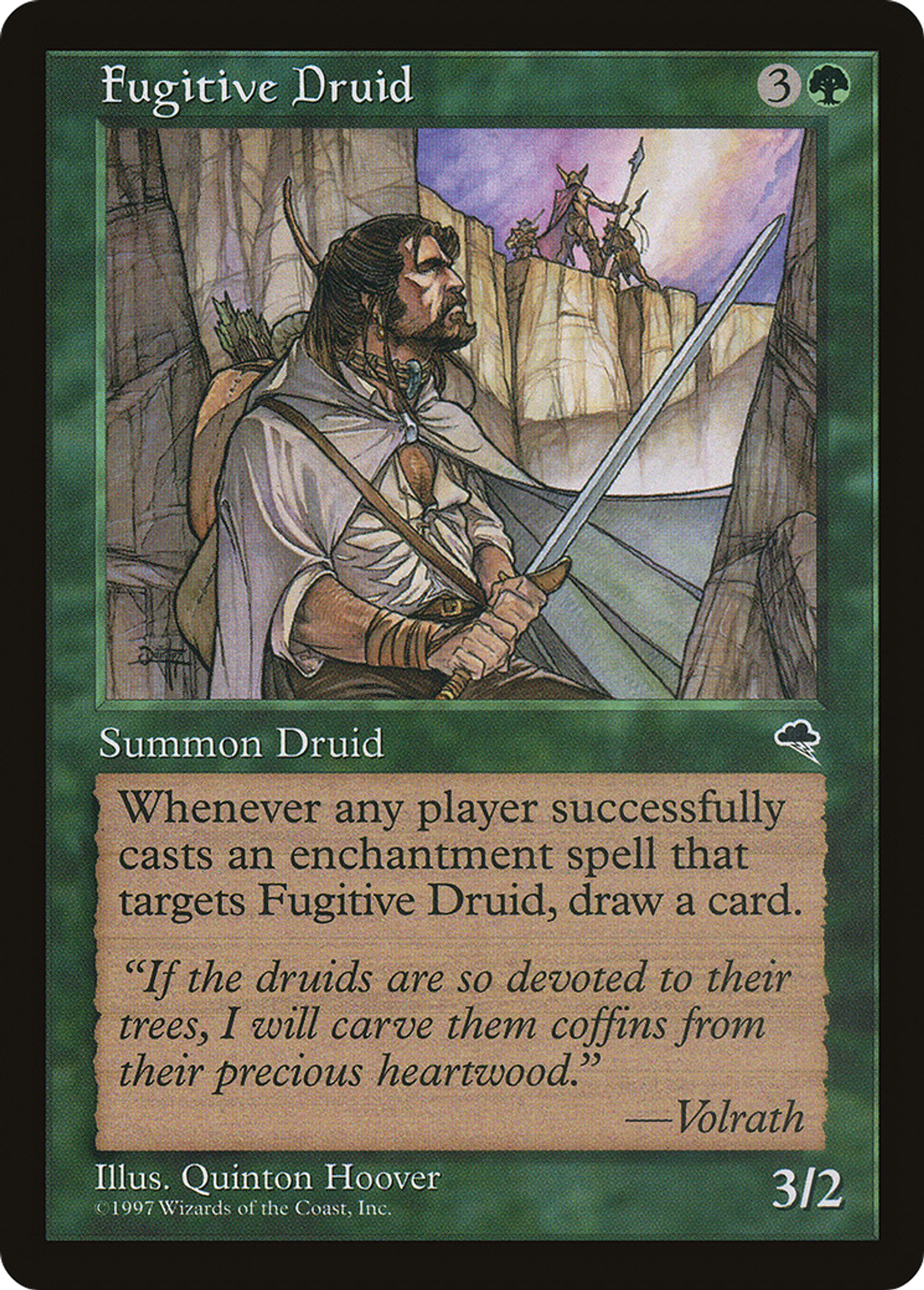 Fugitive Druid — Tempest — Magic: The Gathering