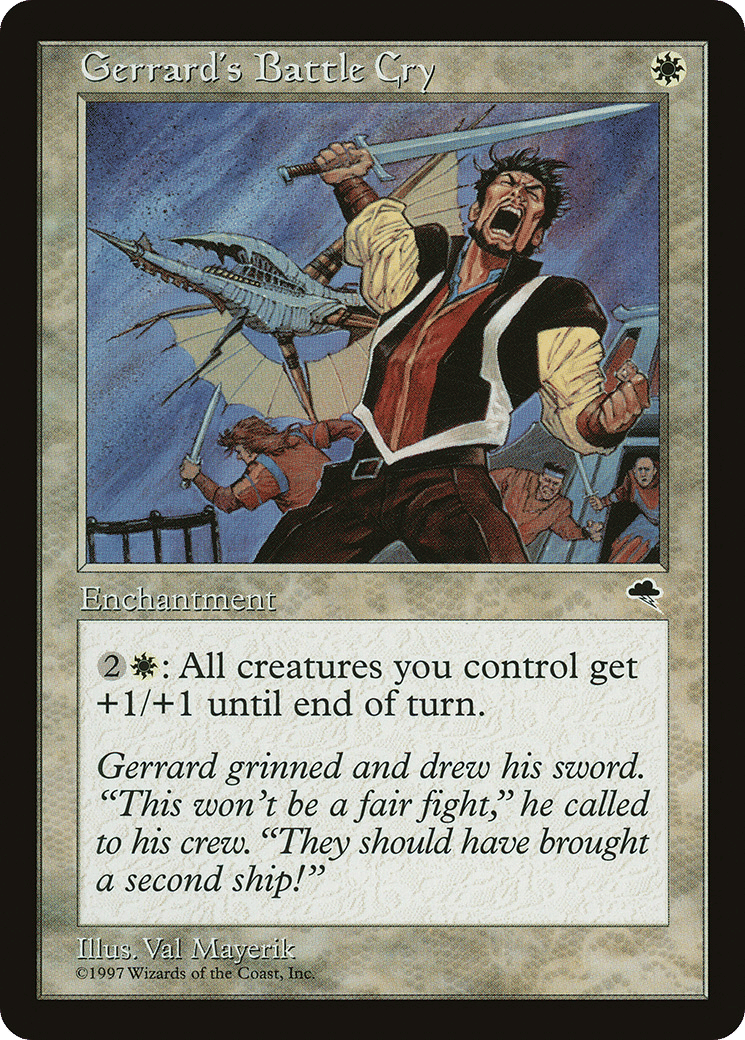 Gerrard's Battle Cry — Tempest — Magic: The Gathering