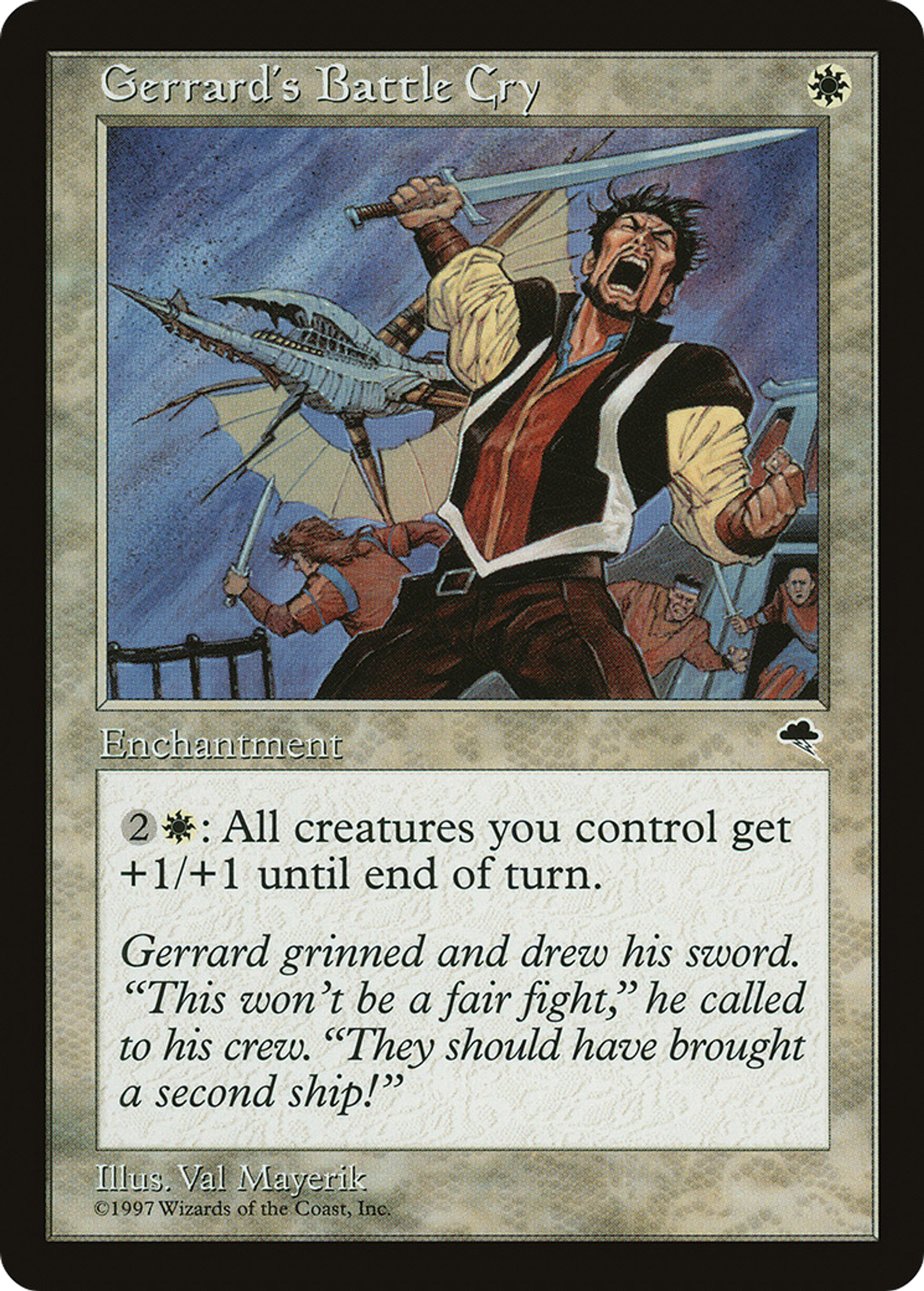 Gerrard's Battle Cry — Tempest — Magic: The Gathering