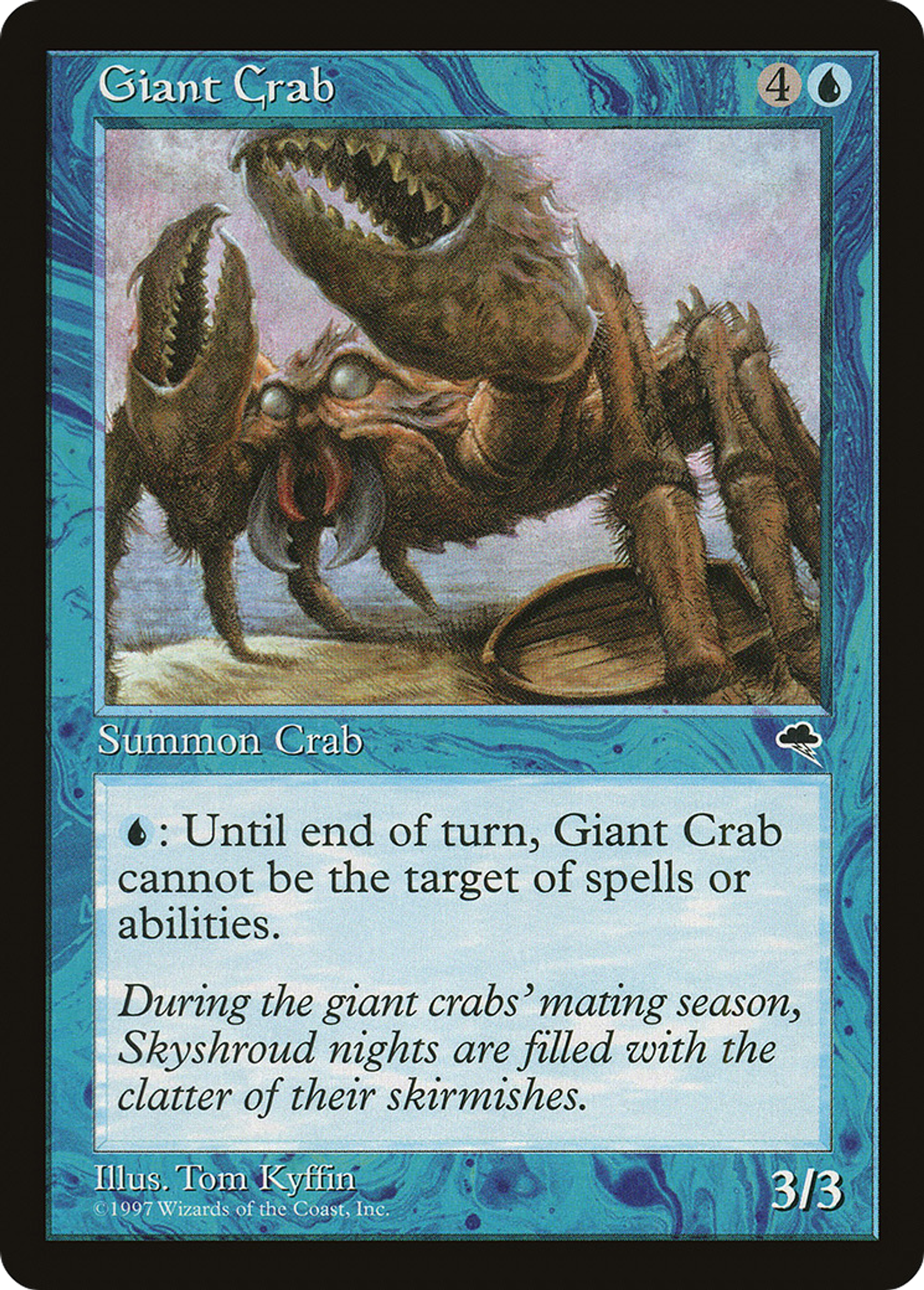 Giant Crab — Tempest — Magic: The Gathering
