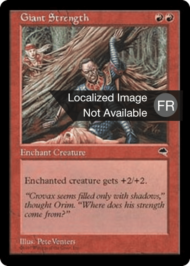 Force de géant — Tempest — Magic: The Gathering