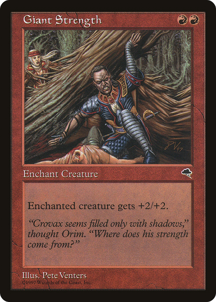 Giant Strength — Tempest — Magic: The Gathering