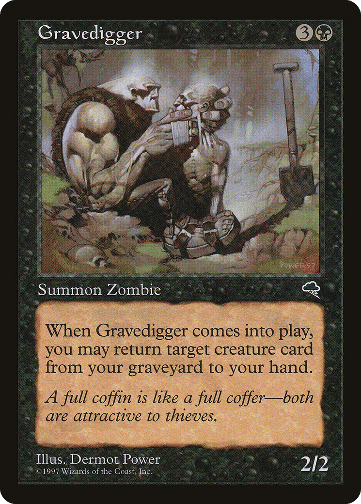 Gravedigger — Tempest — Magic: The Gathering