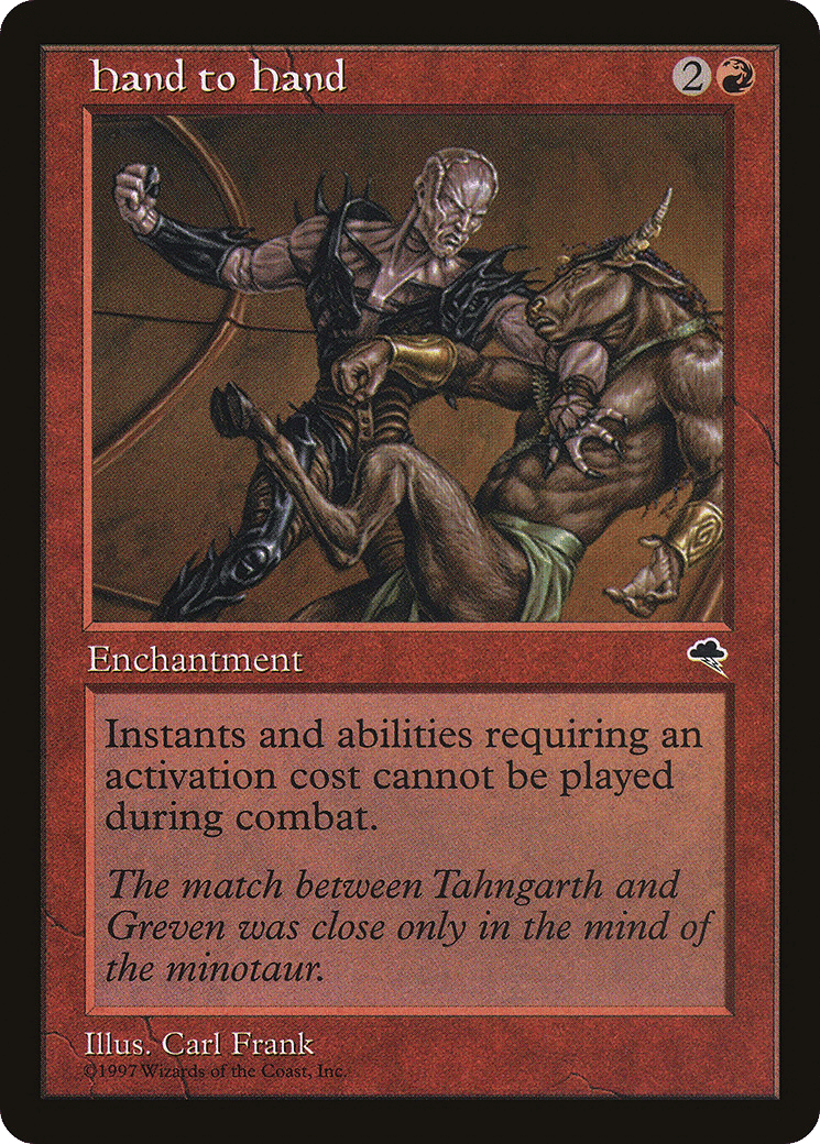 Hand to Hand — Tempest — Magic: The Gathering