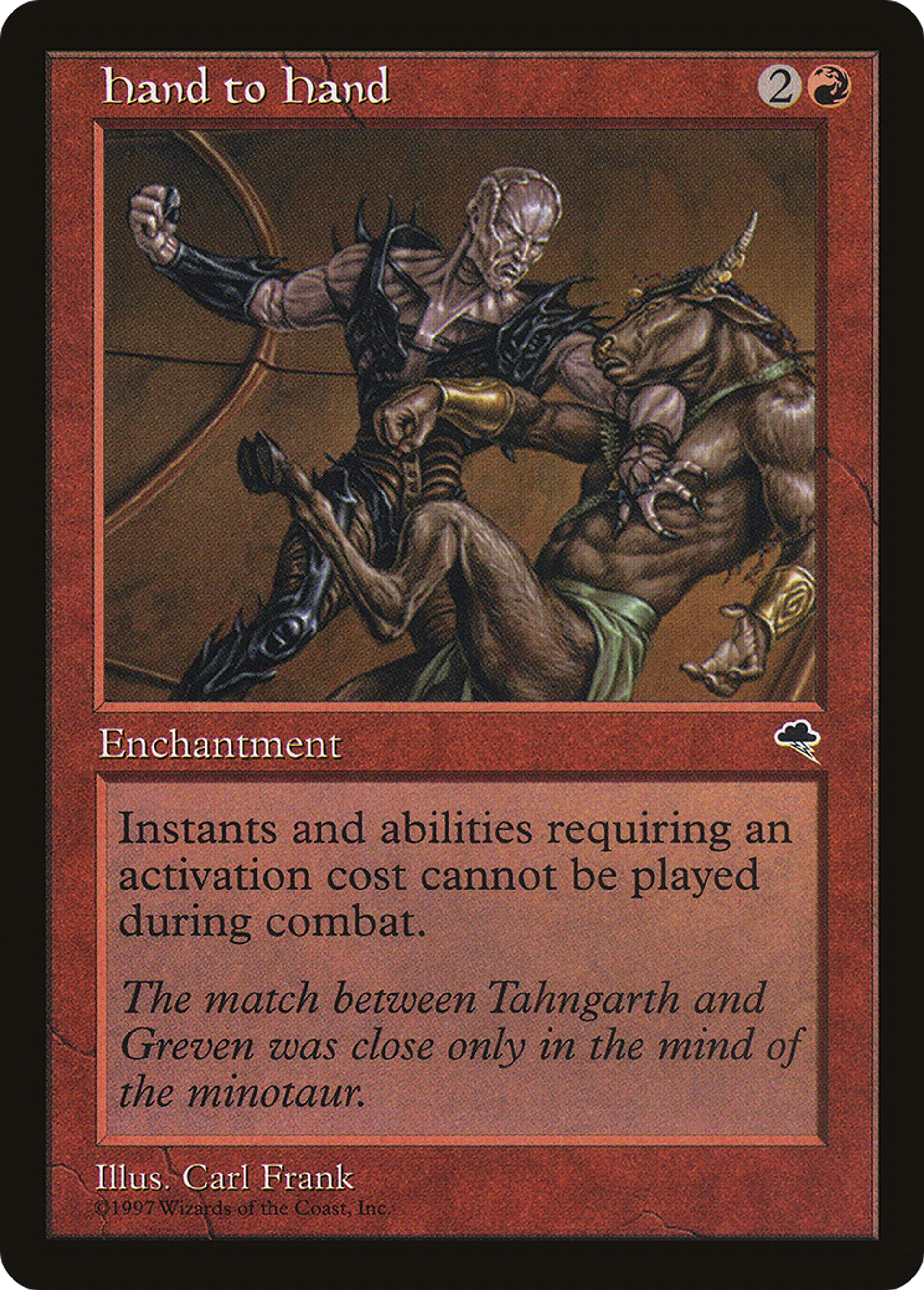 Hand to Hand — Tempest — Magic: The Gathering