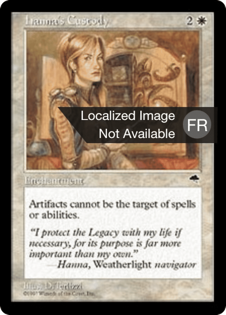 Séquestre selon Hanna — Tempest — Magic: The Gathering
