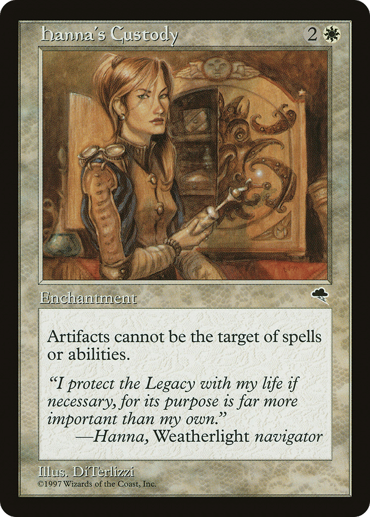 Hanna's Custody — Tempest — Magic: The Gathering