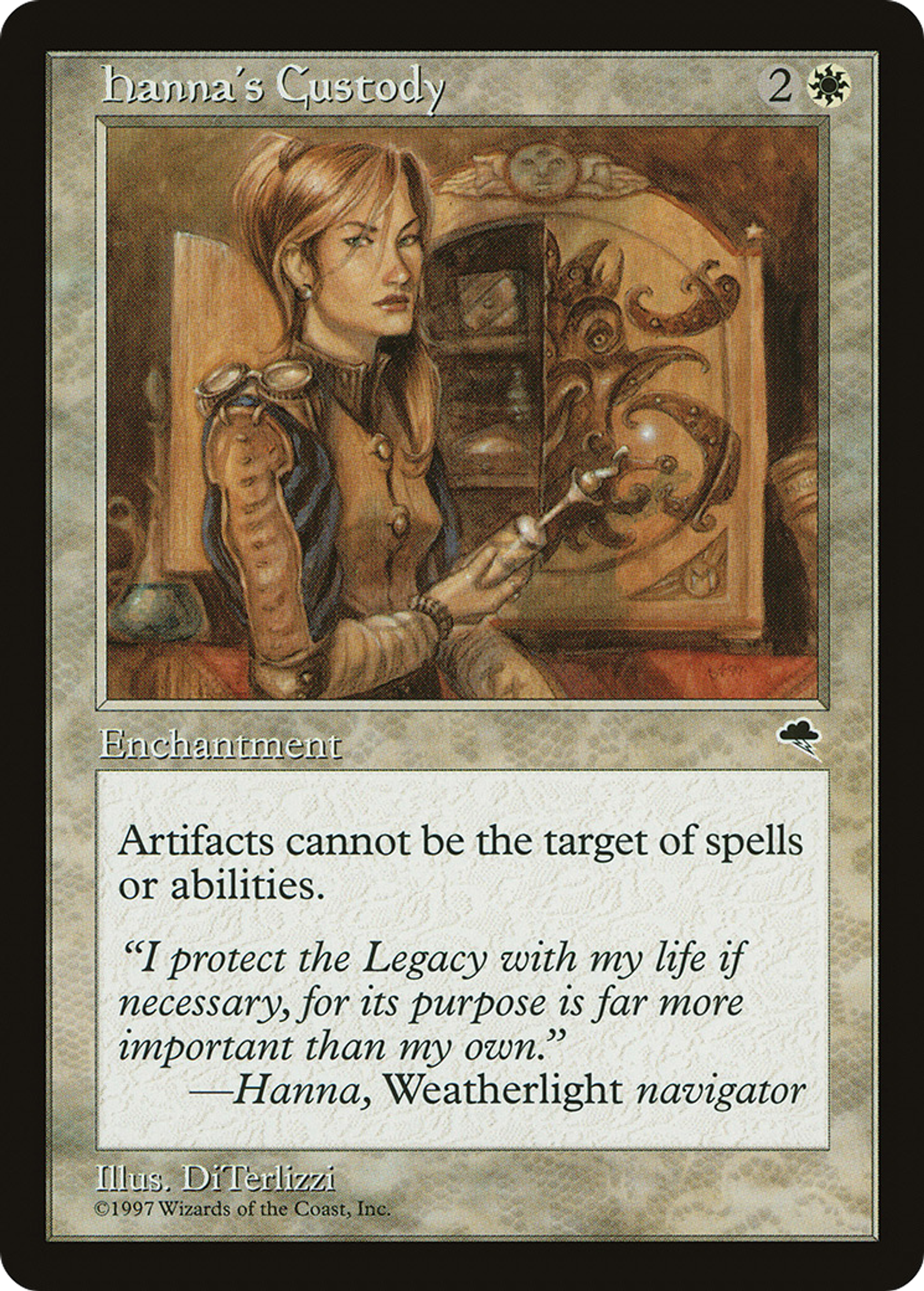 Hanna's Custody — Tempest — Magic: The Gathering