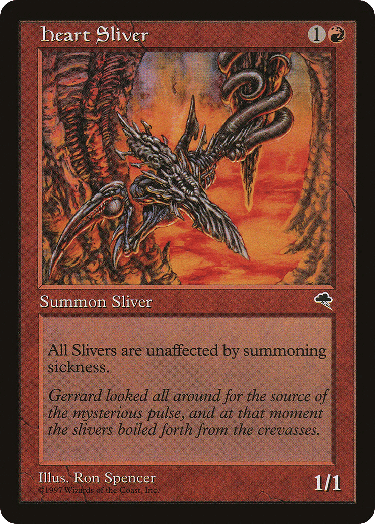 Heart Sliver — Tempest — Magic: The Gathering