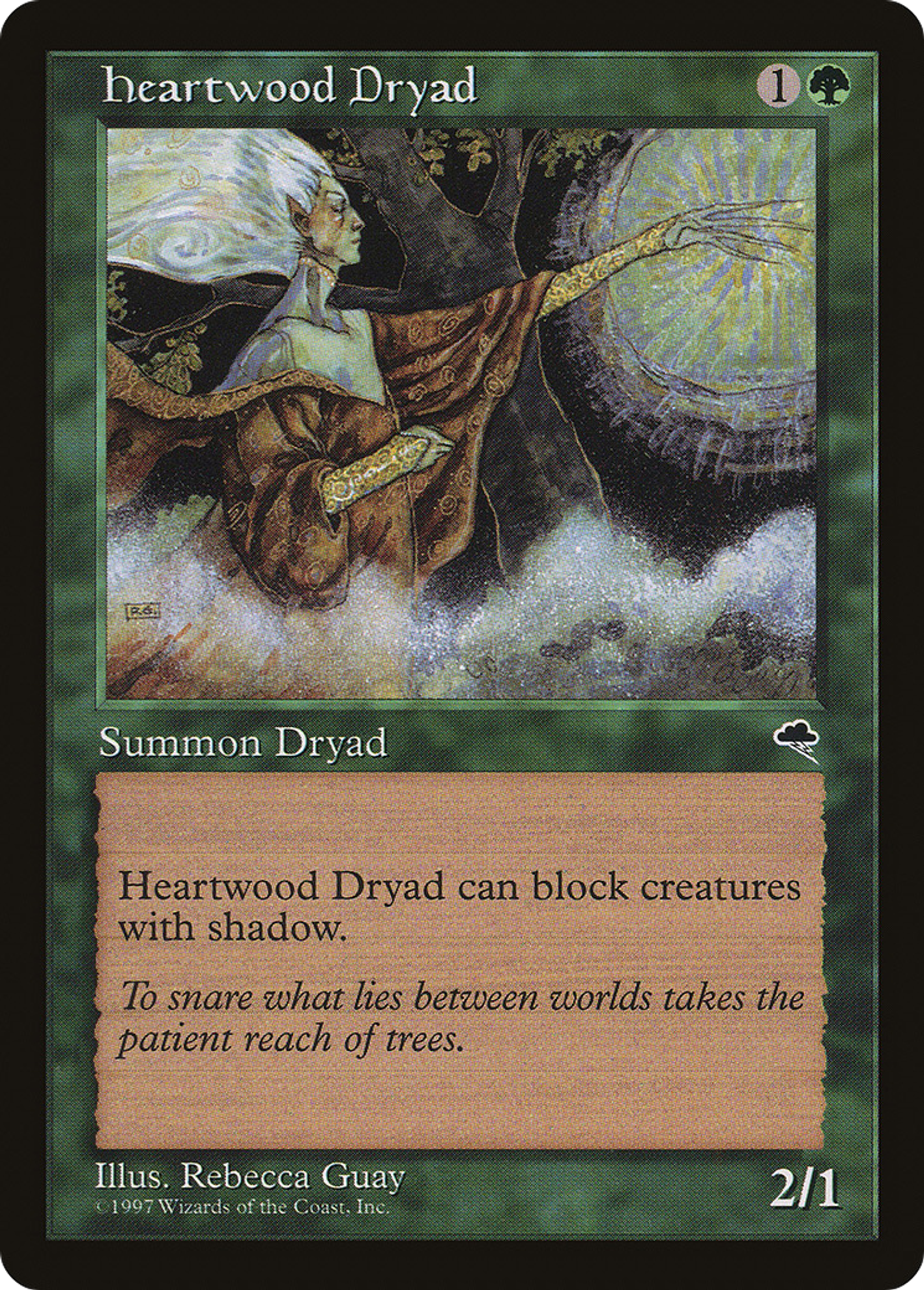 Heartwood Dryad — Tempest — Magic: The Gathering