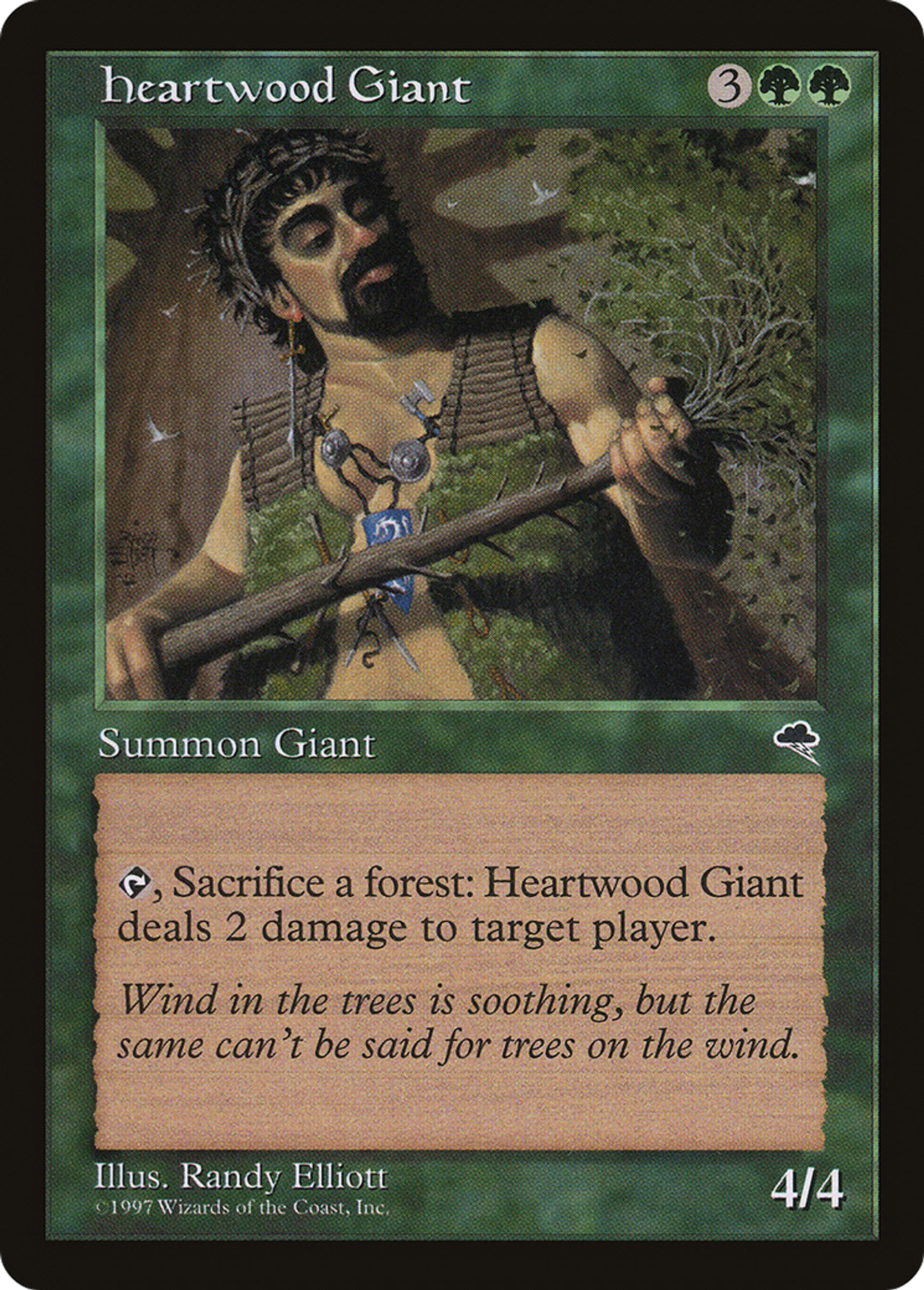 Heartwood Giant — Tempest — Magic: The Gathering