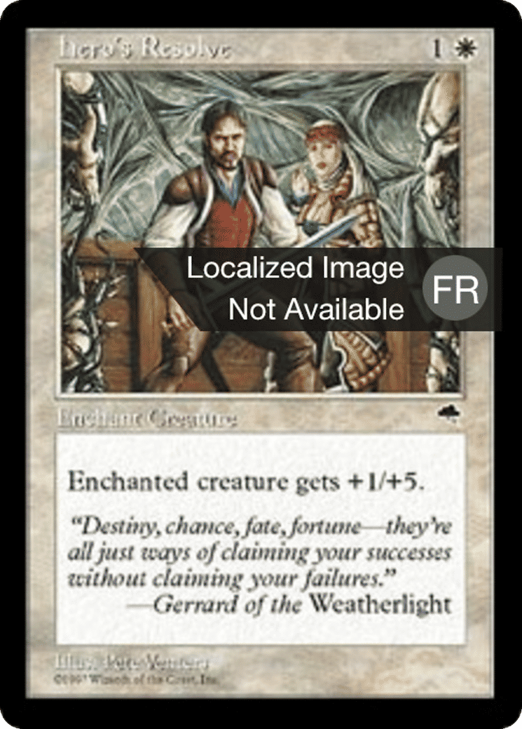 Résolution héroïque — Tempest — Magic: The Gathering