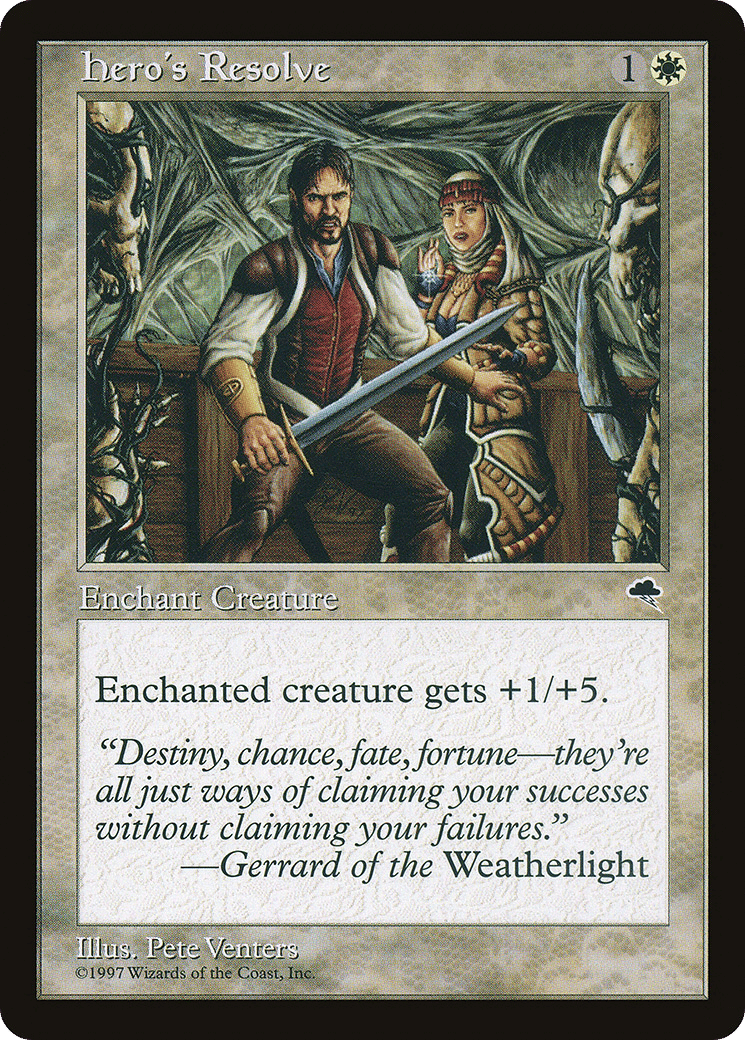 Hero's Resolve — Tempest — Magic: The Gathering