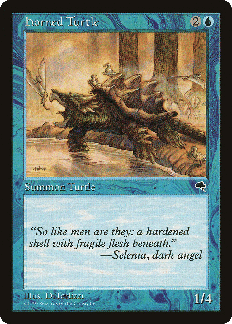 Horned Turtle — Tempest — Magic: The Gathering