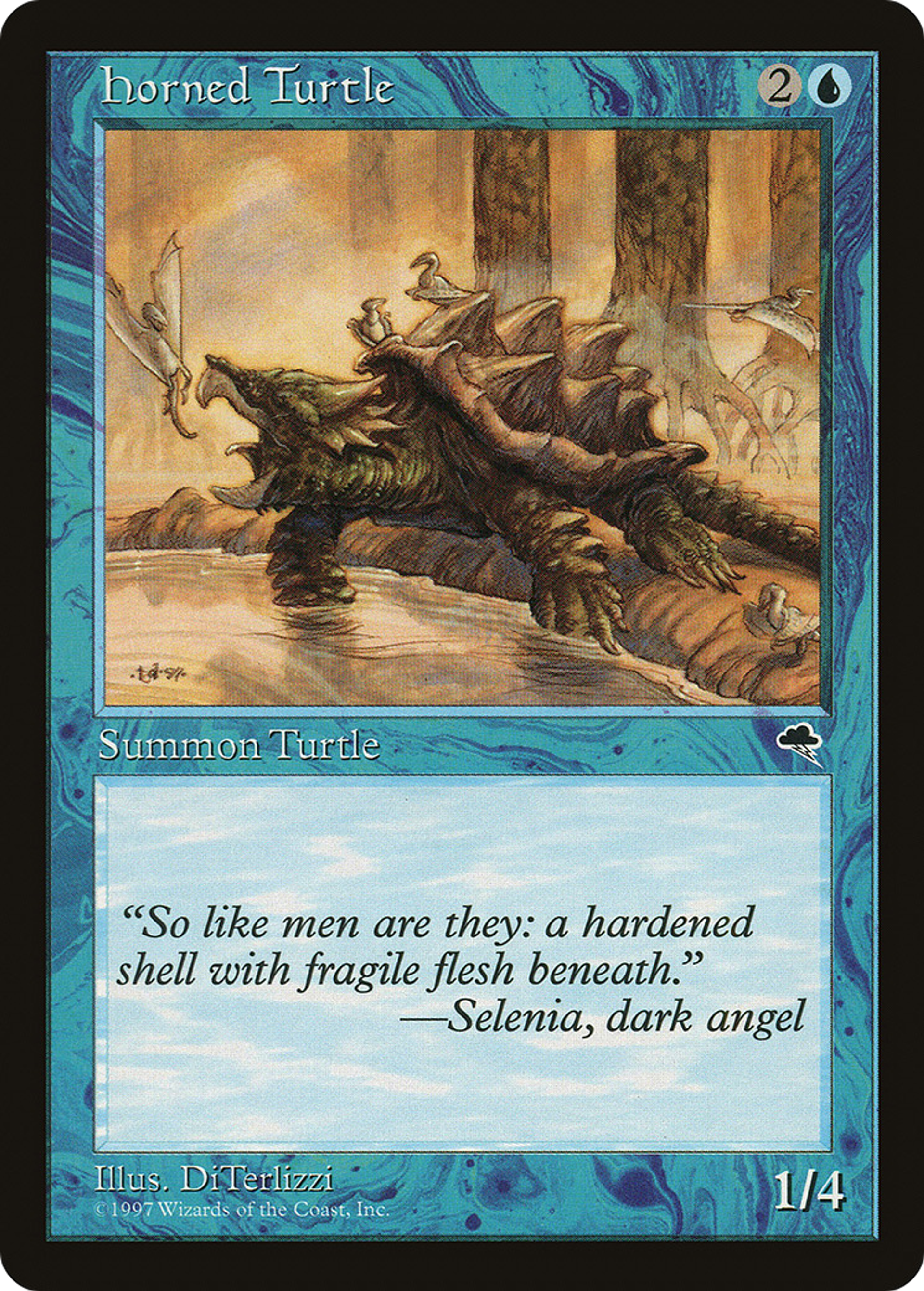 Horned Turtle — Tempest — Magic: The Gathering