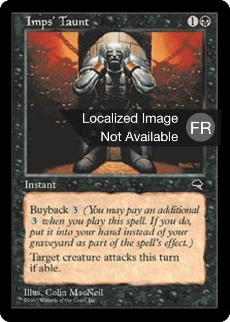 Moquerie du diablotin — Tempest — Magic: The Gathering