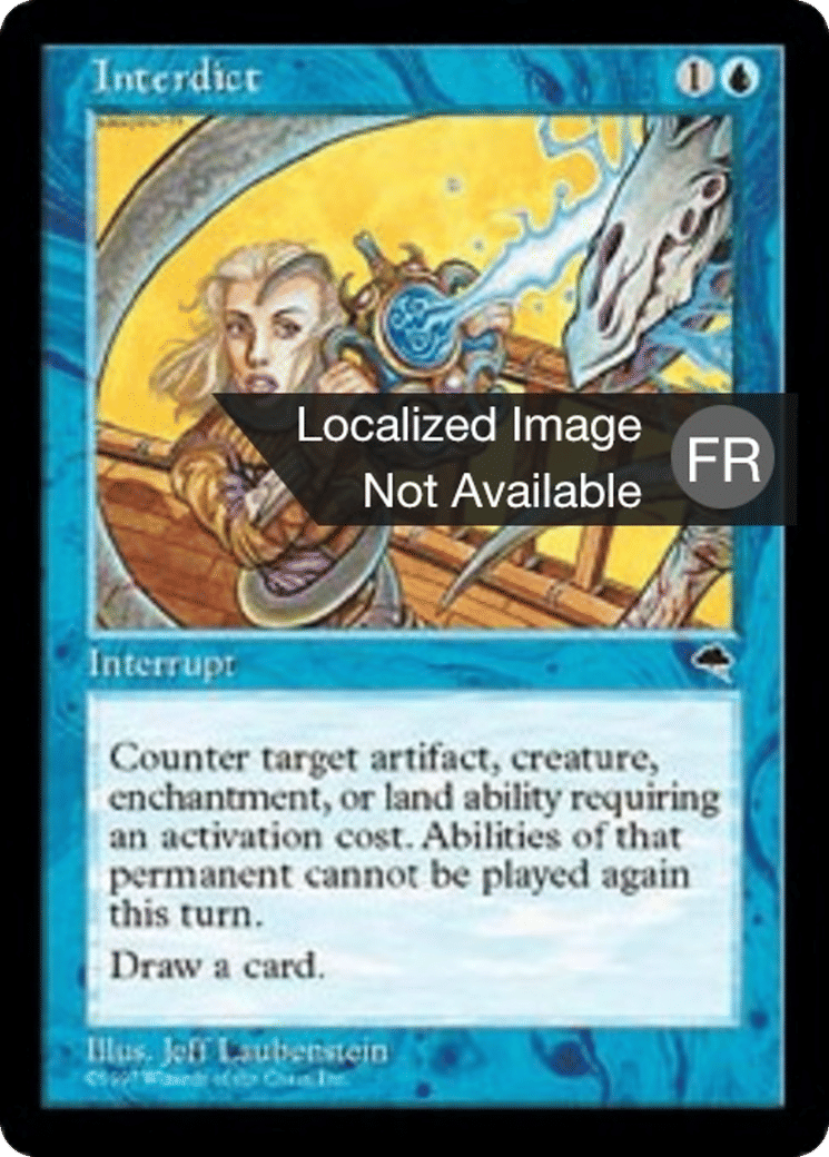 Interdiction — Tempest — Magic: The Gathering