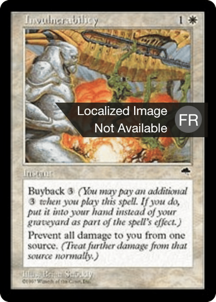 Invulnérabilité — Tempest — Magic: The Gathering